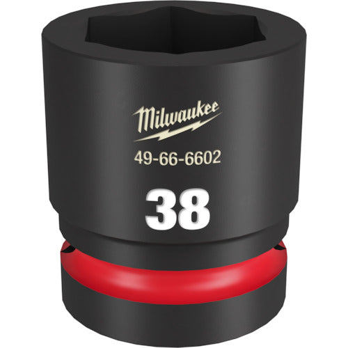 Milwaukee SHOCKWAVE IMPACT DUTY Impact Socket 1 inch (25.4 mm) square 38 mm 49-66-6602 1 piece