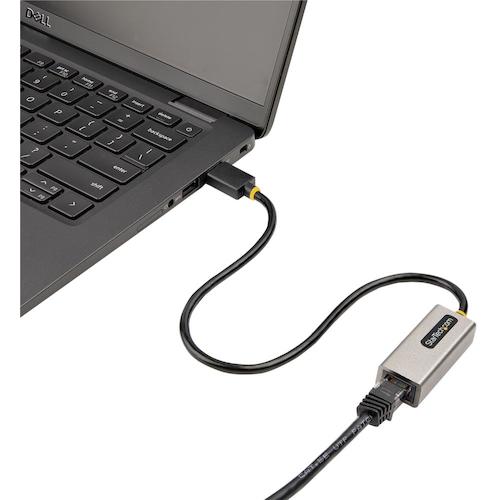 ＳｔａｒＴｅｃｈ　ＬＡＮアダプター／ＵＳＢ−Ａ／１ｘ　ＲＪ４５／ギガビットイーサネット／ＵＳＢ　ＰＤ　３．０／スペースグレー　USB31000S2　1 袋