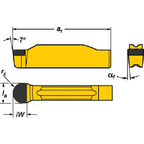 サンドビック　コロカット３　倣い加工用チップ（３２０）　１１２５　N123T3-0200-RS　10 個