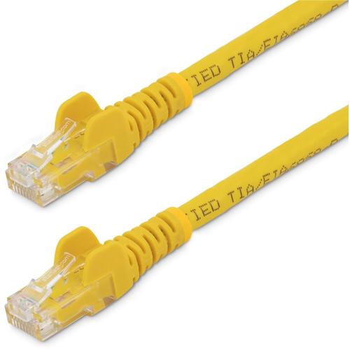 StarTech Category 6 LAN Cable / 5m / Yellow / Gigabit Ethernet Cable / With Anti-Break Mechanism / CAT6 N6PATC5MYL 1 bag