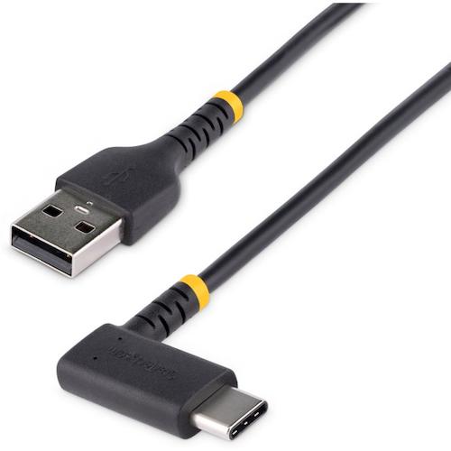 ＳｔａｒＴｅｃｈ　ＵＳＢケーブル／ＵＳＢ−Ａ　−　ＵＳＢ−Ｃ／３０ｃｍ／ＵＳＢ　２．０／Ｌ型　右向き／アラミド繊維補強　R2ACR-30C-USB-CABLE　1 袋