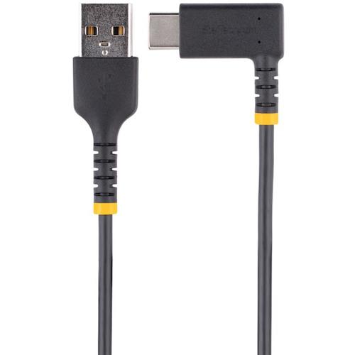 StarTech USB 케이블/USB-A-USB-C/30cm/USB 2.0/L형 오른쪽 방향/아라미드 섬유 보강 R2ACR-30C-USB-CABLE 1봉