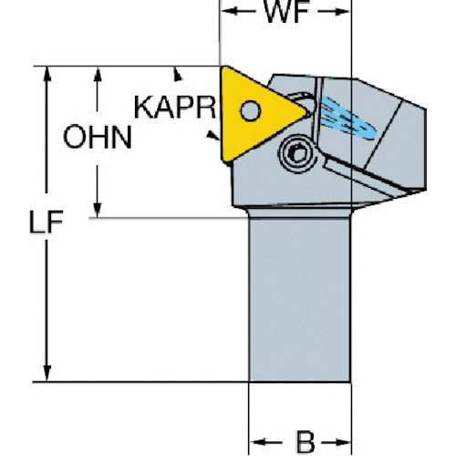サンドビック　センサクホルダＨＰ（２１０）　PTGNR2525M16HP　1 個