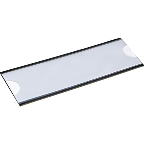 TRUSCCO 마그넷식 표제 플레이트 40X110 블랙 10장입 MGP-40X110-BK 1 PK