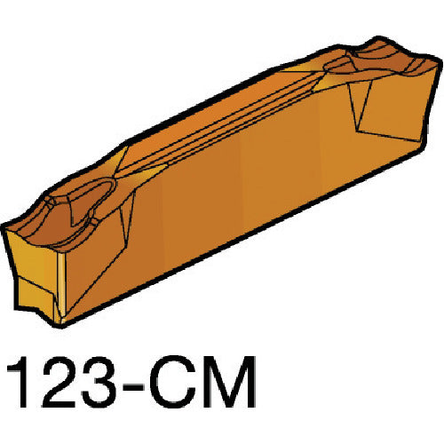 サンドビック　コロカット１・２　突切り加工用チップ（３２０）　１１２５　R123F2-0250-0502-CM　10 個