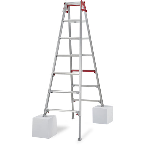 ハセガワ　脚部伸縮脚立　シャガマン　７段　RYR-21　1 台