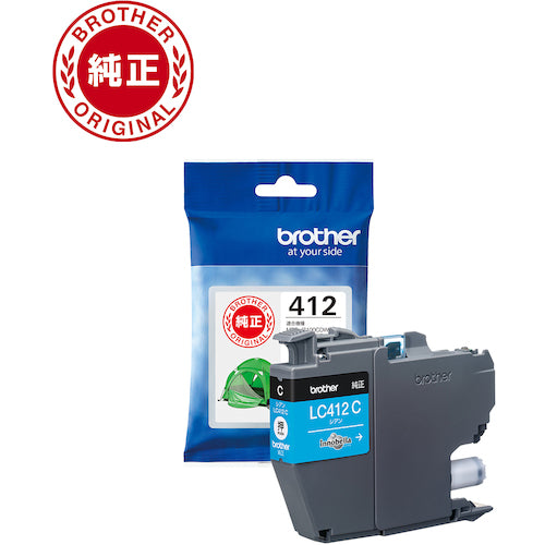Brother LC412C Ink Cartridge Cyan LC412C 1 pc