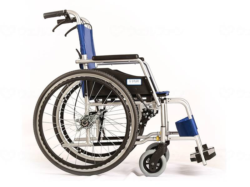 G style self-propelled wheelchair, blue, seat width 40cm