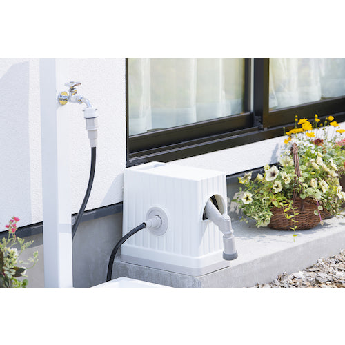 IRIS 294649 Full Cover Hose Reel EX 20M Light Beige/White FHEXN-20-W 1 unit