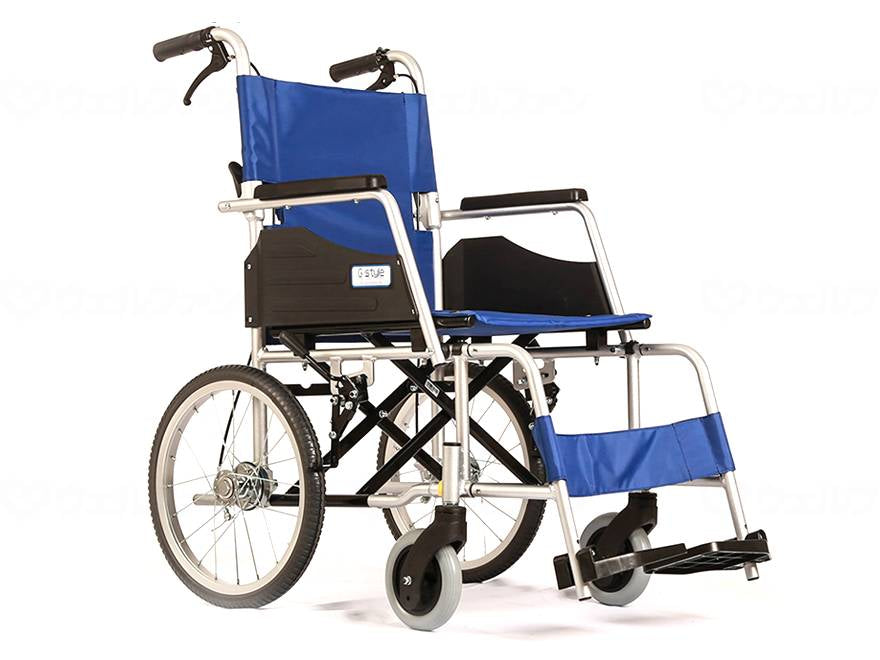 G style wheelchair-assisted type, blue, seat width 42cm