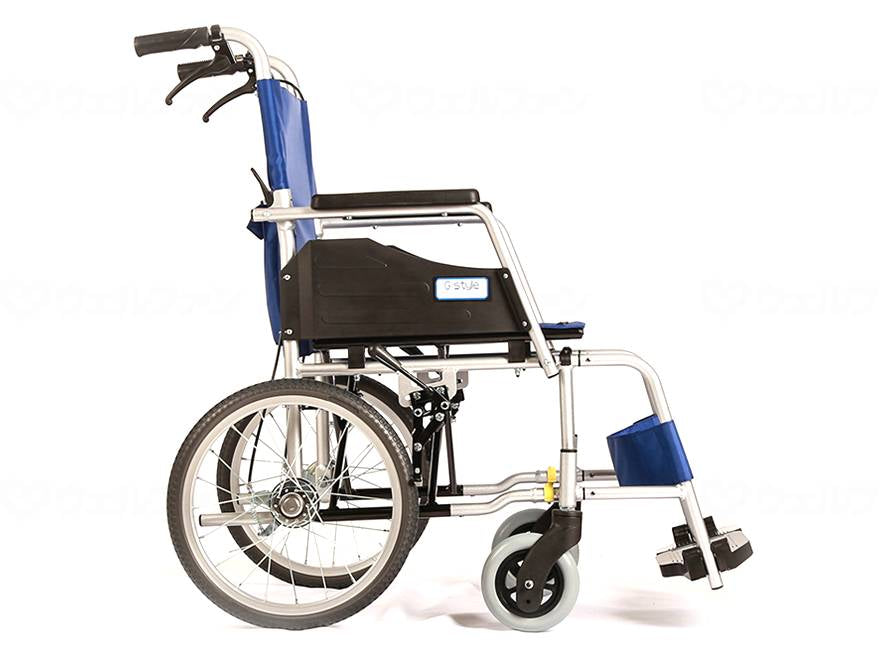 G style wheelchair-assisted type, blue, seat width 42cm