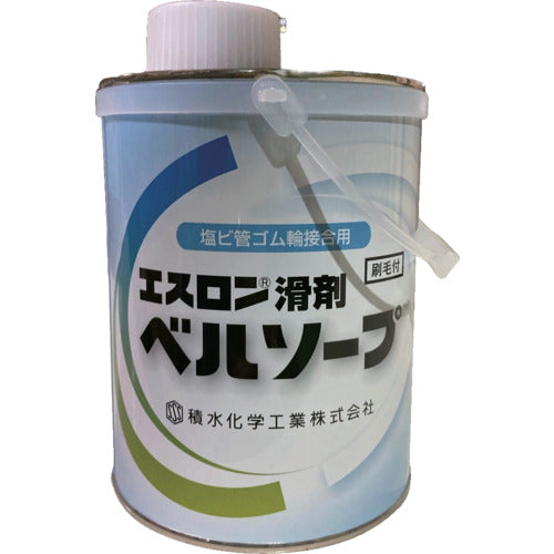 エスロン　滑剤ベルソープ（ゴム輪接続用）　刷毛付　１ＫＧ　BSP1H　1 缶