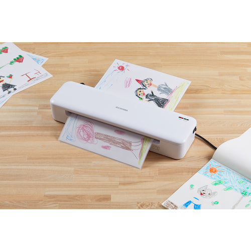 ＩＲＩＳ　１０４３１９　高速起動ラミネーターＡ３　４本ローラー　ホワイト　HSL-A342-W　1 台