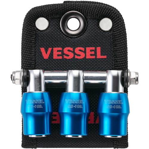 ＶＥＳＳＥＬ　クイックキャッチャー３連ホルダー青　QB10B3B　1 個