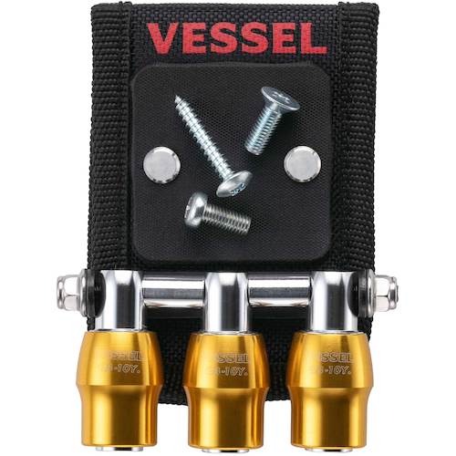 VESSEL Quick Catcher Triple Holder with MG Yellow QB10MB3Y 1 pc