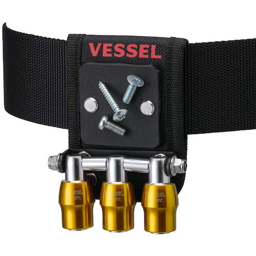 VESSEL Quick Catcher Triple Holder with MG Yellow QB10MB3Y 1 pc