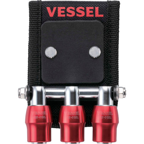 VESSEL Quick Catcher Triple Holder with MG Red QB10MB3R 1 pc