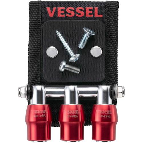 VESSEL Quick Catcher Triple Holder with MG Red QB10MB3R 1 pc
