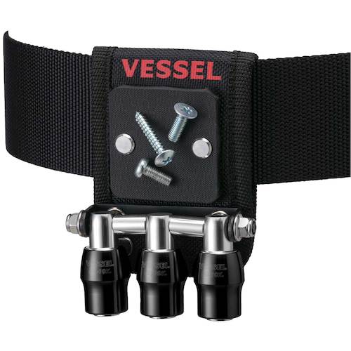 ＶＥＳＳＥＬ　クイックキャッチャー３連ホルダーＭＧ付黒　QB10MB3K　1 個