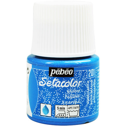 페베오 천용 수성 아크릴 페인트 세타 컬러 반짝이 45ml 아쿠아 마린 329201 1 개