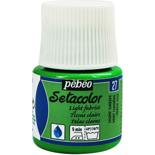 페베오 천용 수성 아크릴 페인트 세타 컬러 투명 색상 45ml 라이트 그린 329027 1 개