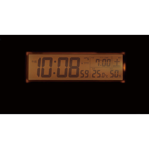 SEIKO Automatic Lighting Digital Radio Clock SQ324W 1 piece