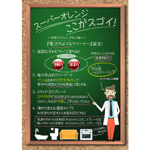 UYEKI 슈퍼 오렌지 탈취·제균 거품 타입 리필용 360mL 058217 1개