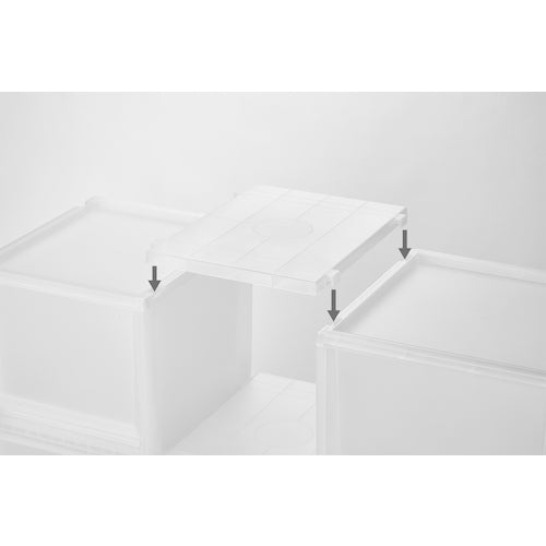 TENMA 피츠케이스 FC40-3040 29L 클리어 110014842 1개