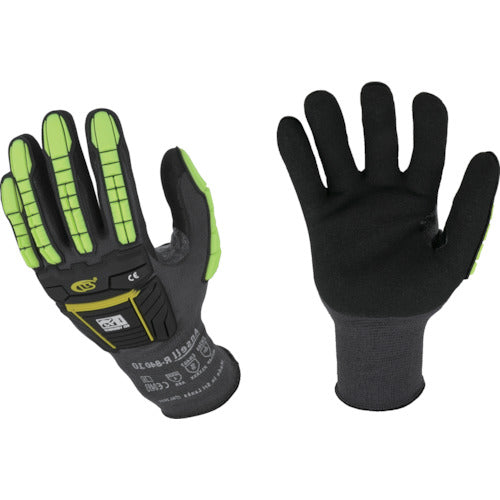 Ansell Impact Resistant Nitrile Backless Gloves Ringers R840 Medium R840-8 1 Pair