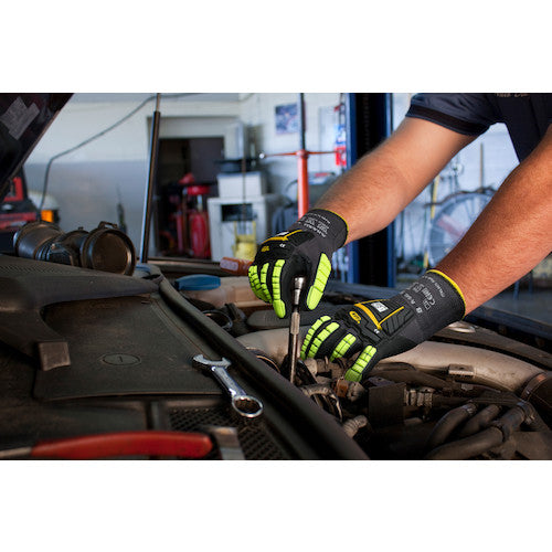 Ansell Impact Resistant Nitrile Backless Gloves Ringers R840 Medium R840-8 1 Pair