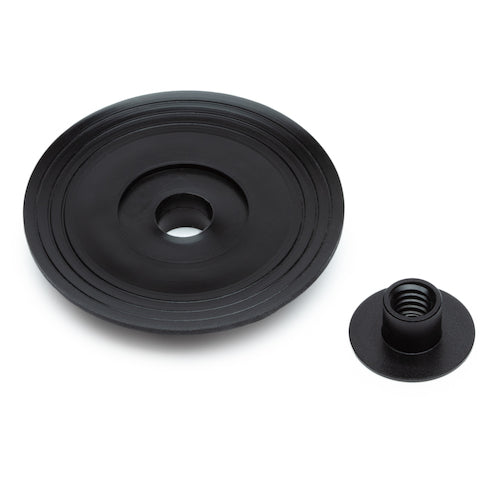 MAGEVER Rust-free Magnet Magplus+ NCP-45R Silicon Magnet with Wings Black with M6 Threaded Aluminum Washer 1145RNCP7985 1 pc