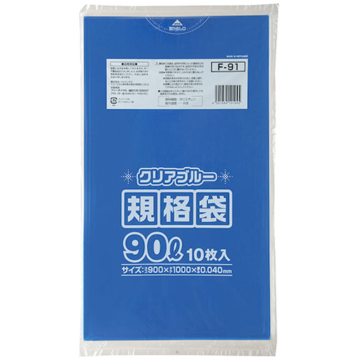 재팩스 규격 폴리 봉투 90L청투명 10장 F-91 1권