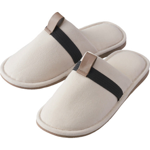 ＫＩＮＧ　ＪＩＭ　日常で使える防災スリッパＭサイズ　ベージュ　SLP30-M　1 組