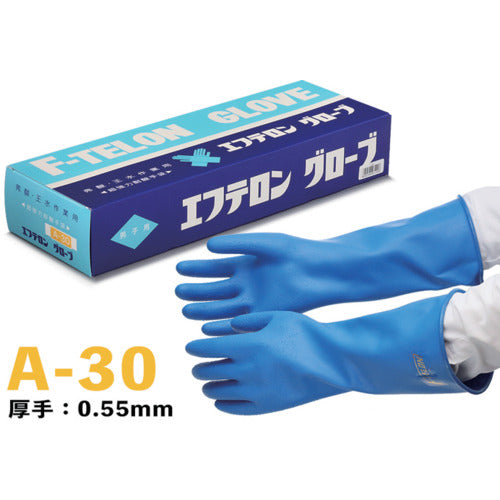 KOKUGO 초강력 내산 장갑 에프테롱 그로브 A-30 A-30 1 쌍