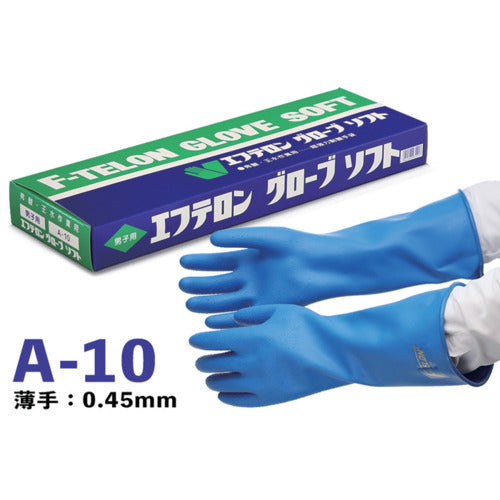 ＫＯＫＵＧＯ　超強力耐酸手袋　エフテロングローブ　Ａ−１０　　A-10 　1 双