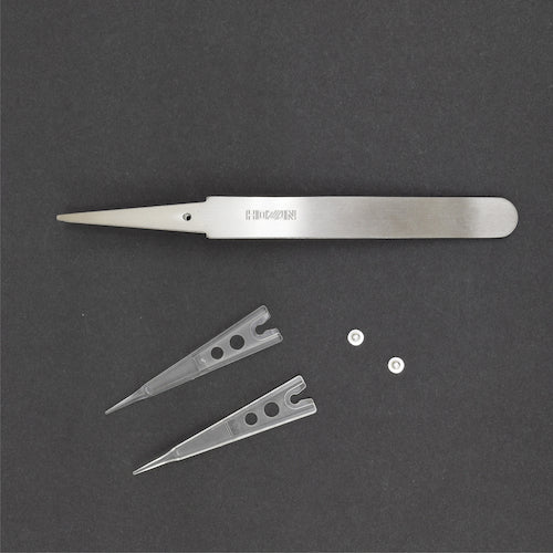 HOZAN 투명 칩 핀셋 P-644-A 1개