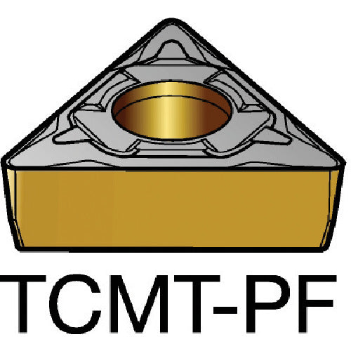 サンドビック　コロターン１０７　旋削用ポジチップ（１２０）　５０１５　TCMT 11 03 08-PF　10 個