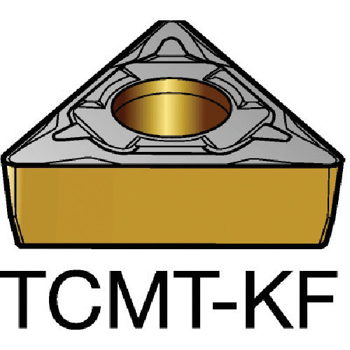 サンドビック　コロターン１０７　旋削用ポジチップ（１２０）　３００５　TCMT 16 T3 04-KF　10 個