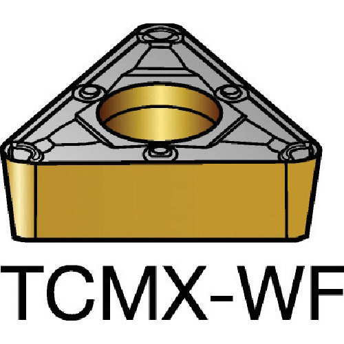 サンドビック　コロターン１０７　旋削用ポジチップ（１２０）　２０１５　TCMX 16 T3 08-WF　10 個
