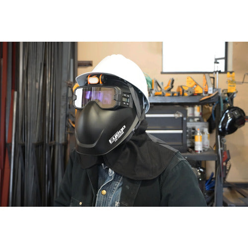 SUZUKID Liquid Crystal Automatic Darkening Welding Goggle Mask Aigo Matte Black EG-200MB 1 pc