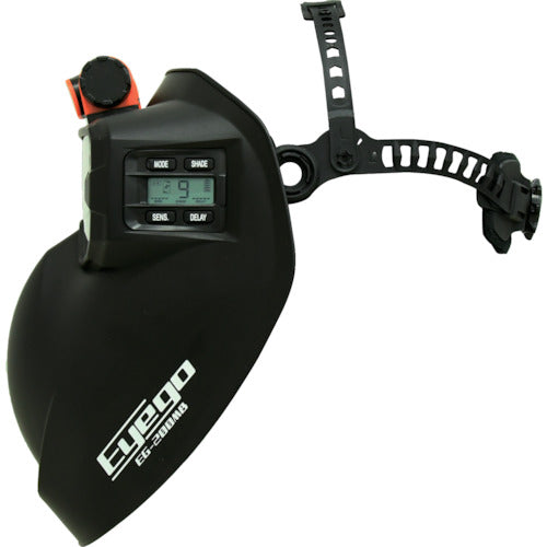 SUZUKID Liquid Crystal Automatic Darkening Welding Goggle Mask Aigo Matte Black EG-200MB 1 pc