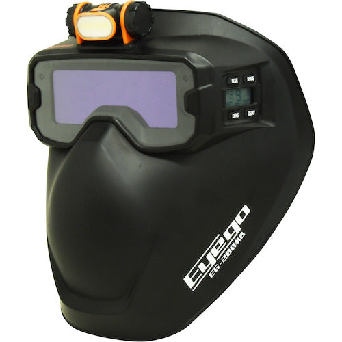 SUZUKID Liquid Crystal Automatic Darkening Welding Goggle Mask Aigo Matte Black EG-200MB 1 pc