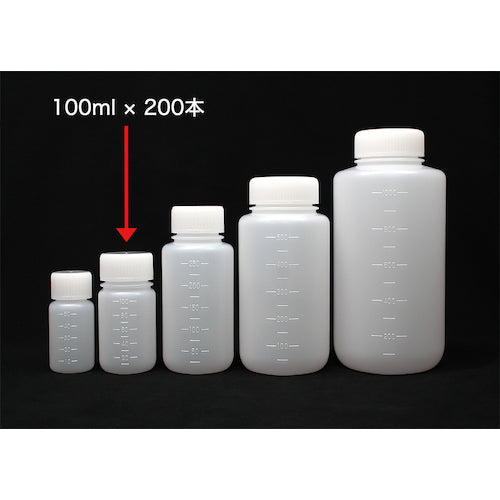 KOKUGO JK-Bottle Wide Mouth White 100ml 101-2020202 1 bottle