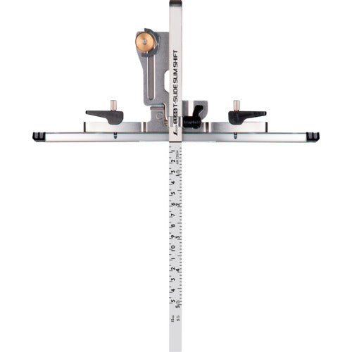 Shinwa Circular Saw Guide Ruler Foldable T-Slide Slim Shift 15cm Combined Scale 73534 1 Piece