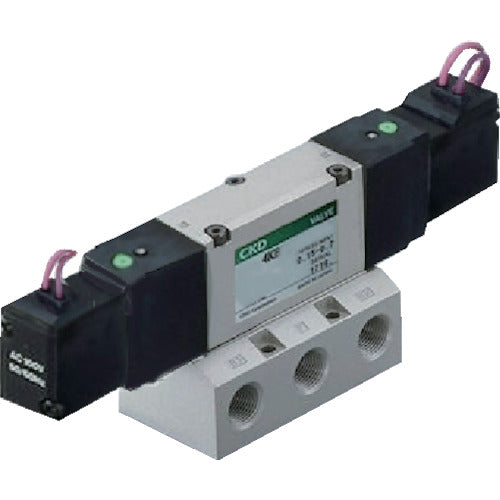 CKD 4K Series Pilot Type 5 Port Valve Select Valve 4KB220-08-AC200V 1 Unit