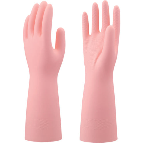 SHOWA Nitrile Rubber Gloves No. 138 Nitrile Rubber Gloves Thin Pink Medium Size No. 138-MP 1 Pair