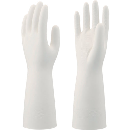 SHOWA Nitrile Rubber Gloves Bulk Purchase Simple Packaging Nitrile Rubber Gloves Thin 10 Pairs White Medium Size NO138-MW10P 1 Bag