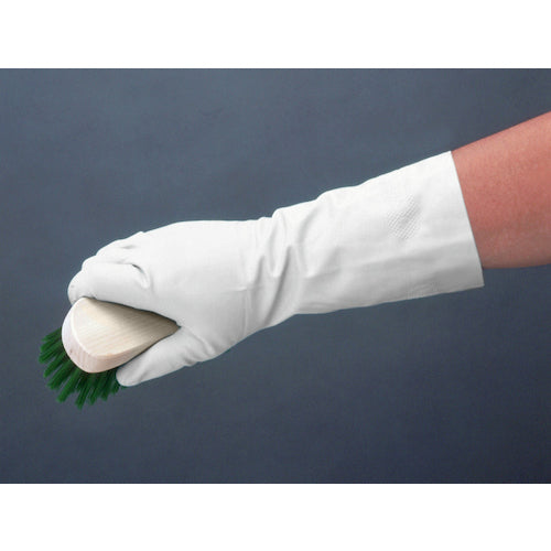 SHOWA Nitrile Rubber Gloves Bulk Purchase Simple Packaging Nitrile Rubber Gloves Thin 10 Pairs White Medium Size NO138-MW10P 1 Bag