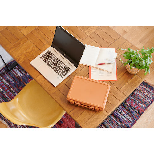 ＴＥＮＭＡ　道具箱　ハコットトランク　オレンジ　811001026　1 個