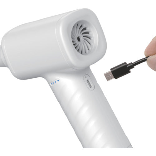 ナカバヤシ　電動エアダスター充電式　ホワイト　DAD-101WH　1 個